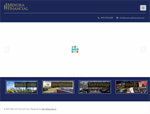 Tablet Screenshot of menorafinancial.com